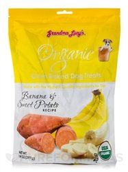 Grandma Lucys Dog Organic Baked Banana Treat 14 oz. (Sizes: 14 OZ)