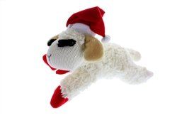 Multipet Lamb Chop w/ Santa Hat- 6" (Sizes: 6")