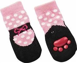 FASHION PET Ballet Slipper Socks (Size: S)