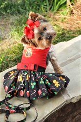 Gingerbread Dress and Leash-Different Sizes (Size: XS)
