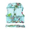 Cool Mesh Dog Harness with Leash - Surfboards and Palms