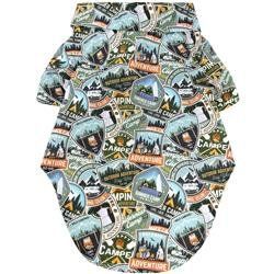 Hawaiian Camp Shirt - Camping Adventures (Size: XXS)