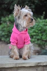 Flex-Fit Dog Hoodie -Assorted Colors and Sizes (Color: PINK, Size: XS)