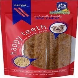 Himalayan Dog Happy Teeth Dental Chews-Assorted Flavors And Sizes (Names: Bacon, Sizes: 4 OZ.)
