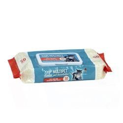 Multipet Sensitive Area Pet Wipes, 50 ct Soft-Pack (Names: 50 pk.)