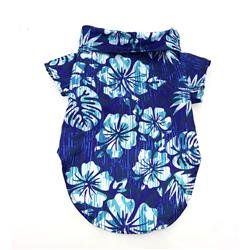 Hawaiian Camp Shirt - Vintage Hibiscus (Size: XXS)