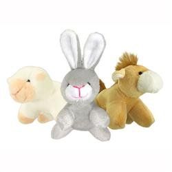 Petsport USA Tiny Tots-Barn Buddies Dog Toy- Assorted (Names: Sheep)