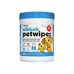 Petkin Pet Wipes - Assorted quantities and scents (Names: Milk Bath -200)