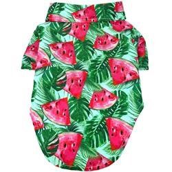 Hawaiian Camp Shirt - Juicy Watermelon (Size: XXS)