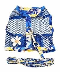 Cool Mesh Dog Harness with Leash - Catching Waves (Size: XS)
