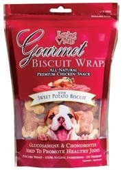 Loving Pets Gourmet Wraps Sweet Potato Biscuit Wrapped With Chicken -8 Oz (Sizes: 8 OZ.)