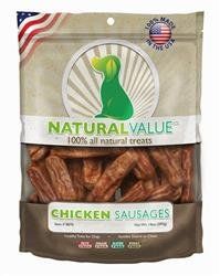 Loving Pets Natural Value Sausage Dog Treat-13 oz- Different Varieties (Names: Chicken Sausage, Sizes: 13 OZ)