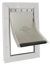 Petsafe Freedom Aluminum Pet Door White Large (Color: White, Size: L)