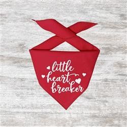 Valentines Day Bandana - Little Heart Breaker (Size: XS)