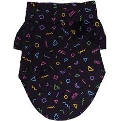Hawaiian Camp Shirt - Geometric Retro-Different Sizes (Size: XXS)