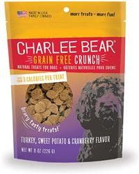 Charlee Bear Dog Crunch Grain Free Turkey & Sweet Potato- 8oz. (Sizes: 8 OZ.)