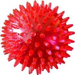 Gorilla Spiky Ball- Squeak Assorted Colors and Sizes (Color: Red, Size: M)