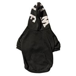 Fashion Pet Cosmo-Woof Hoodie-Assorted Colors and Sizes (Color: Black, Size: XS)