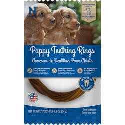 Nbone Dog Teething Ring- Peanut Butter -Different Sizes (Sizes: Single)