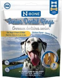 Nbone Senior Dental Rings Chicken 7Ct (Sizes: 7 CT)