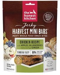 Honest Kitchen Dog Chicken Jerky Harvest Bars Mini- 4oz. (Names: Chicken, Sizes: 4 OZ.)