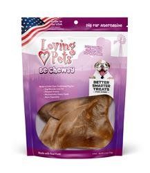 Loving Pets Be Chewsy Pig Ear Dog Treat -Assorted Sizes (Names: 4 PK, Sizes: 5.5 OZ)