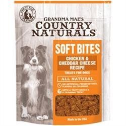 Grandma Mae's Naturals Soft Bites Dog Treats -Chicken & Cheddar,-5 oz. (Sizes: 5 OZ.)
