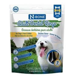N-Bone Dog Dental Ring Chicken 7 Count (Names: Chicken)