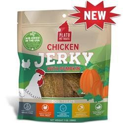 Plato Dog Jerky Chicken With Pumpkin - Different Sizes (Sizes: 7 OZ)
