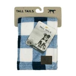 Tall Tails Dog Blanket Navy Plaid 30X40 (Sizes: 30x40)