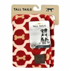 Tall Tails Dog Blanket Red Bone-Different Sizes (Sizes: 20X30)