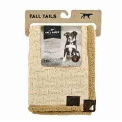 Tall Tails Dog Micro Blanket Sherpa Bone 30X40 (Sizes: 30x40)