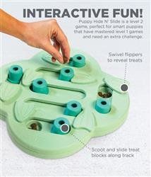 Outward Hound Puppy Hide N Slide Green (Color: Green, Names: Games)