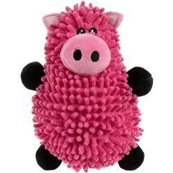 GoDog Mopz Pig Squeaky Plush Dog Toy (Names: Pig)