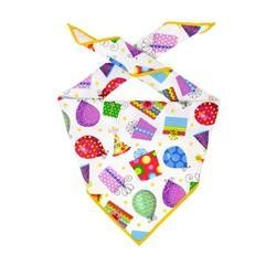 Happy Birthday Dog Bandana-Presents (Size: XS)