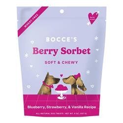Bocce's Bakery Dog Soft & Chewy Berry Sorbet -6oz. (Sizes: 6 OZ.)