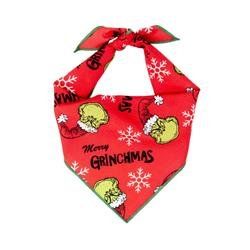 Christmas Bandana-Merry Grinchmas (Size: XS)