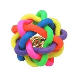 Multipet Nobbly Wobbly W/ Bell (2 Pk.) 1.75 Inch ea. (Sizes: 1.75")