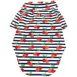 Hawaiian Camp Shirt - Cherry Stripe (Size: XXS)