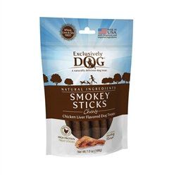 Exclusively Pet Meat Treats Smokey Sticks Dog Treat 7 Oz (Sizes: 7 OZ)