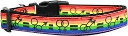Equality and LGBT Nylon Collars & Leads -Different Types and Sizes (Size: XS Equality Collar)