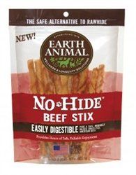 Earth Animal No Hide Stix Dog Treats, 10 Pack-Assorted Flavors-1.6 Oz. (Names: Beef)