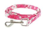 Cool Mesh Dog Harness with Leash - Hawaiian Hibiscus Pink