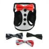 Choke Free Dog Harness - Tuxedo with 4 Interchangeable Bows