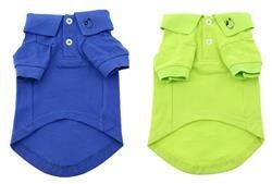 Solid Color Polo - 100% Cotton Assorted Colors and Sizes (Color: Nautical Blue, Size: XS)