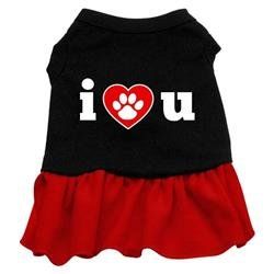I Heart You Screen Print Dress (Sizes: XS)