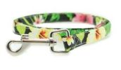 Twilight Black Hawaiian Hibiscus Dress w/ Leash & D-Ring