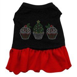Cupcakes Rhinestone Two-Tone Dress (Sizes: S)
