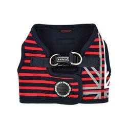 Briton Harness B-And Leads by Puppia-Different Colors and Sizes (Color: Red, Size: SM-Harness)