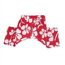 Okinawa Swim Trunk-Red (Size: XXS)